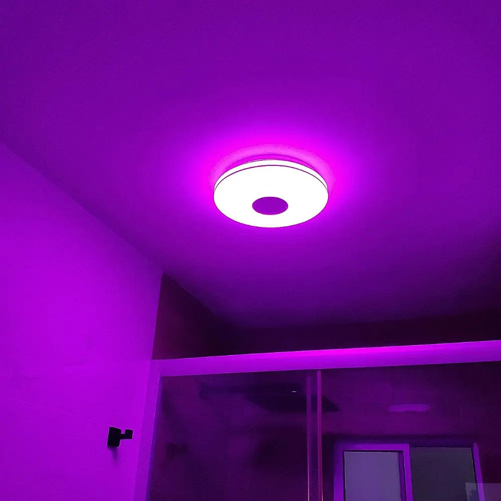 Lámpara LED de Techo con Bocina Bluetooth 🟢 Calidad Plus