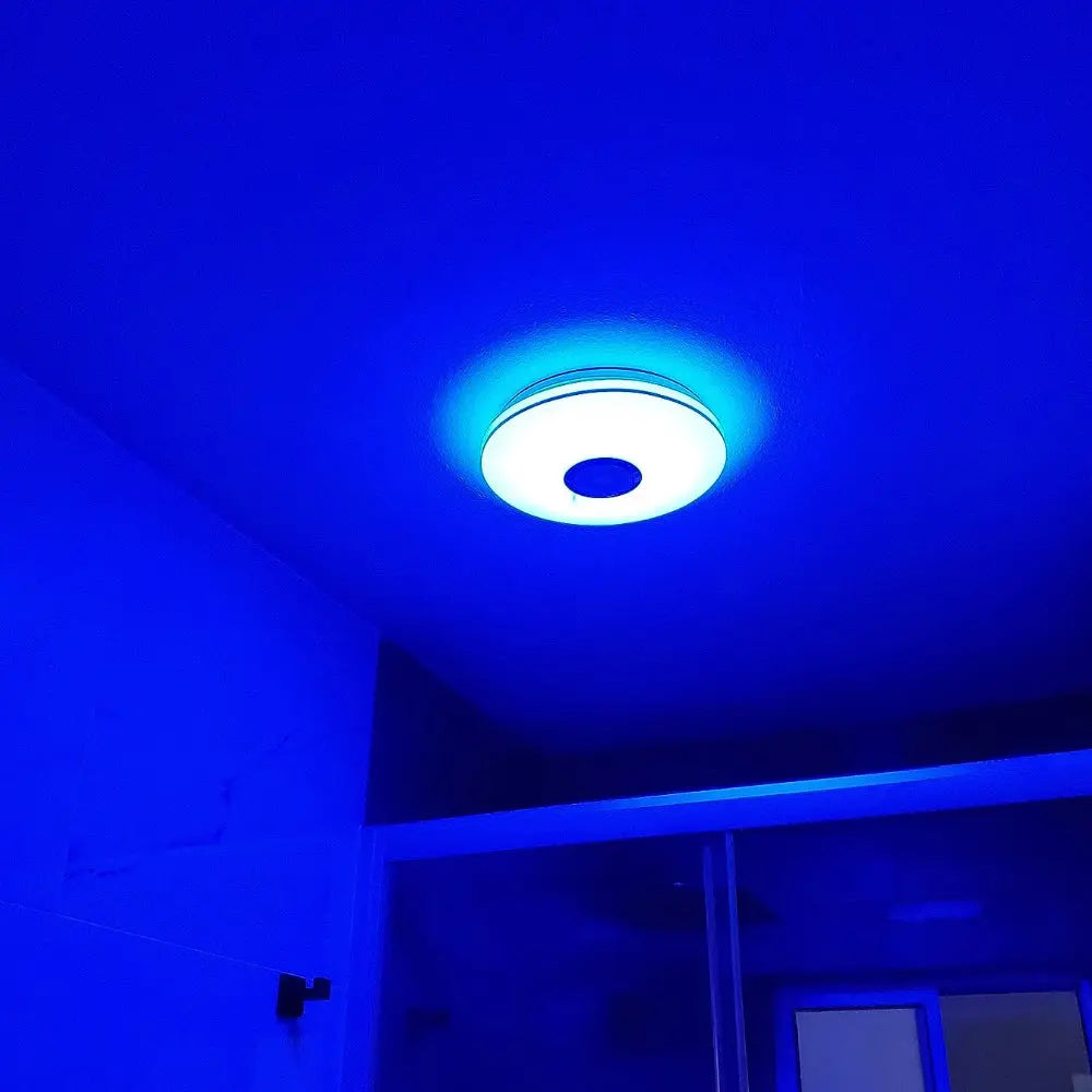 Lámpara LED de Techo con Bocina Bluetooth 🟢 Calidad Plus