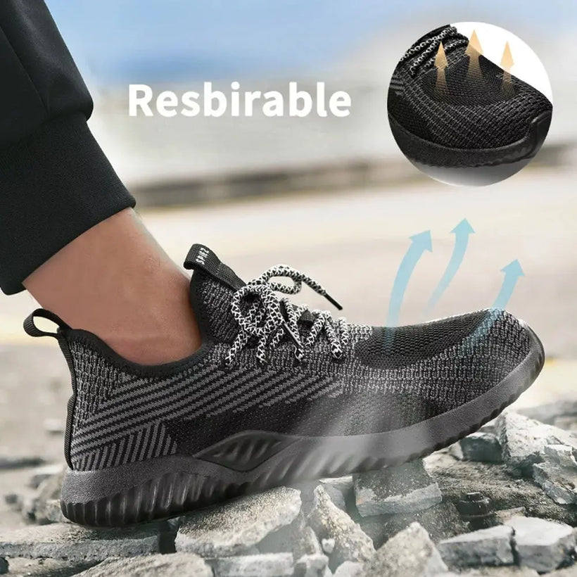 Zapato Industrial Resistente y Flexible 🟢 Calidad Plus